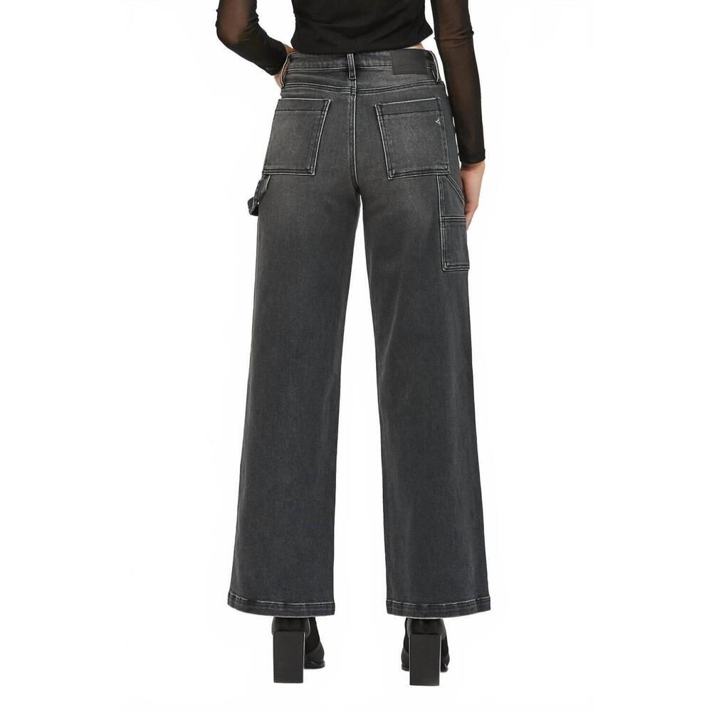NEW HIDDEN carpenter wide leg jeans in grey wash - Picture 3 of 5